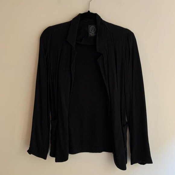Aritzia Talula Kent Blazer Open Front Lightweight Black Relaxed fit Size 0 - Picture 4 of 12